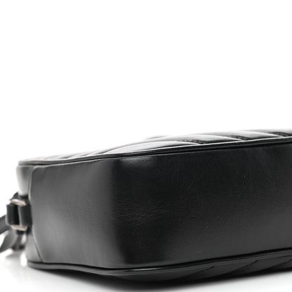 Saint Laurent Calfskin Matelasse Monogram Lou Camera Bag Black 9 of 10
