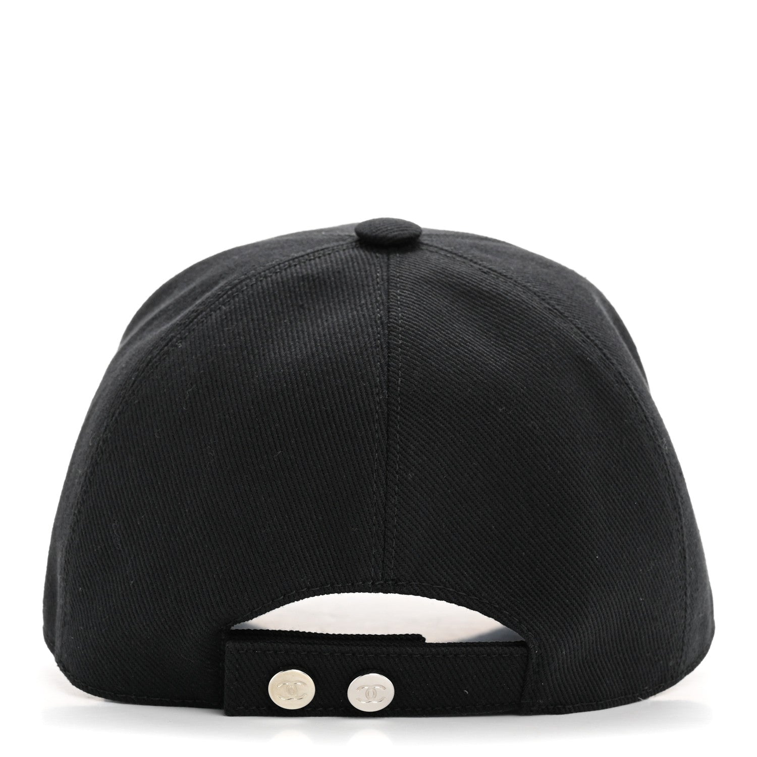 Chanel Cotton CC Cap Hat Black White 6 of 8