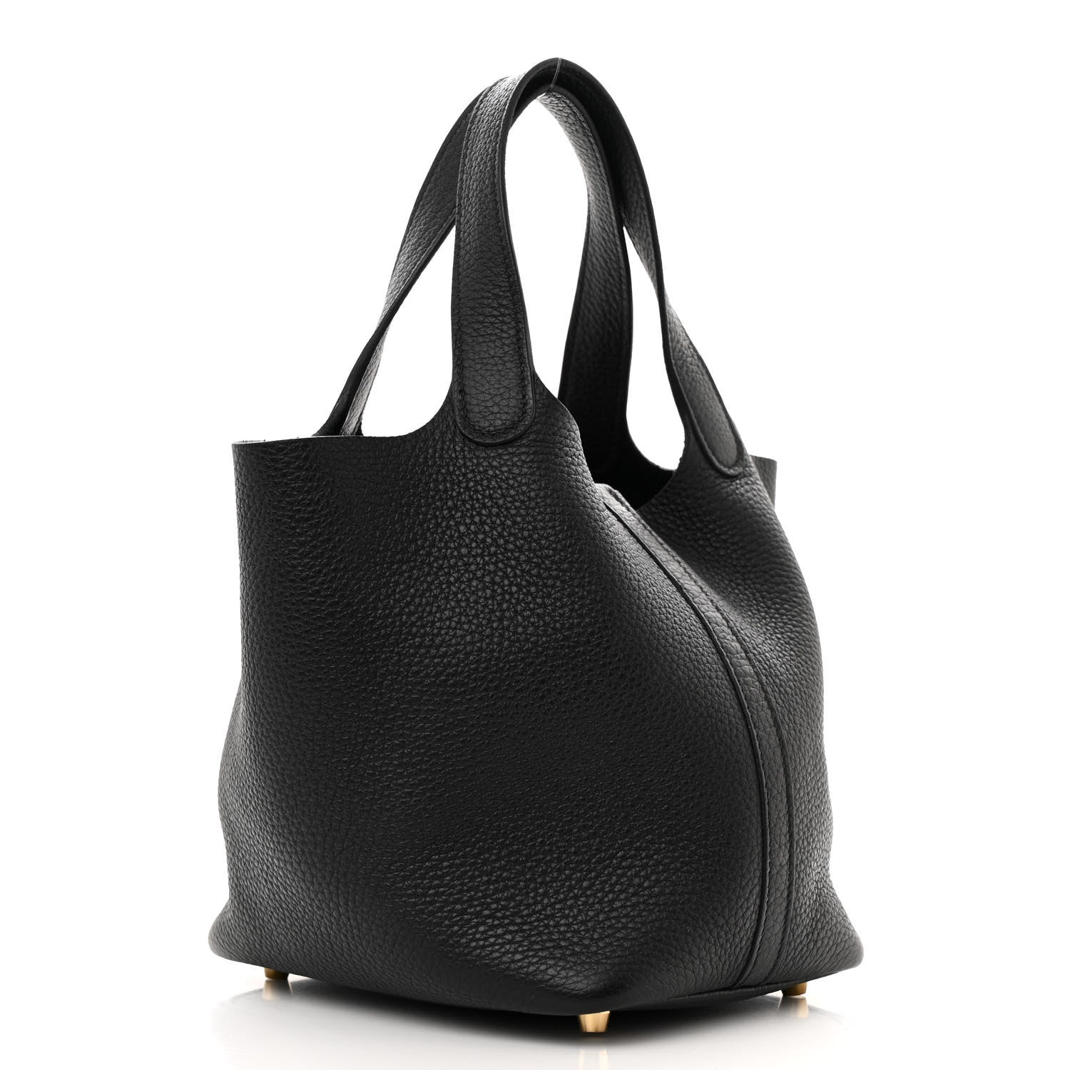 Hermes Taurillon Clemence Picotin Lock 18 PM Black 3 of 11