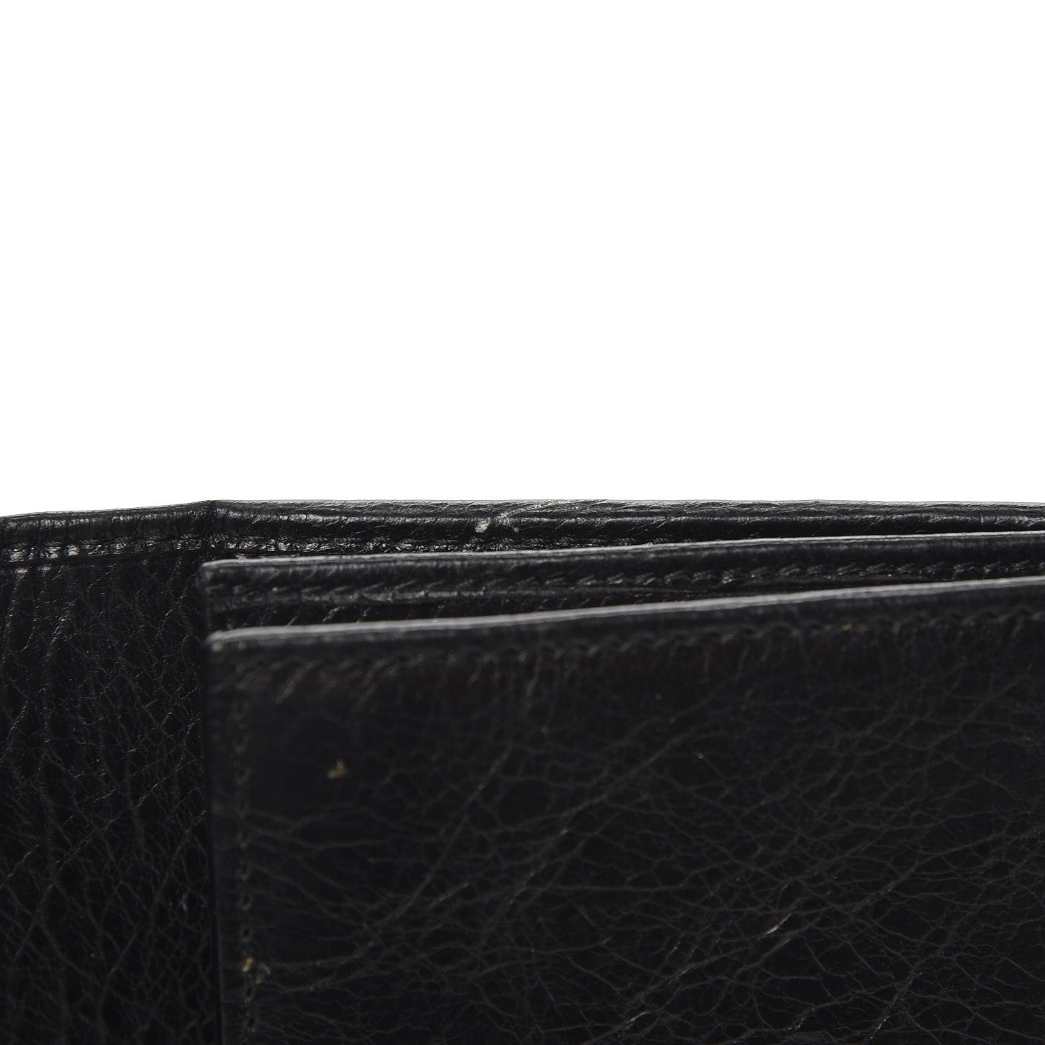 Balenciaga Agneau Giant 12 Silver Hardware Money Wallet Black 10 of 14