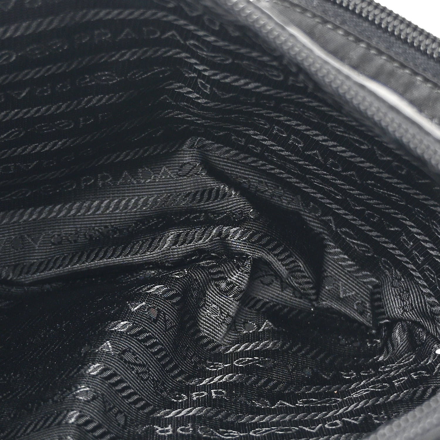 Prada Tessuto Nylon Multi Pocket Belt Bag Black 5 of 10