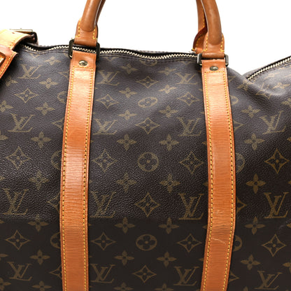 Louis Vuitton Monogram Keepall Bandouliere 50 12 of 13