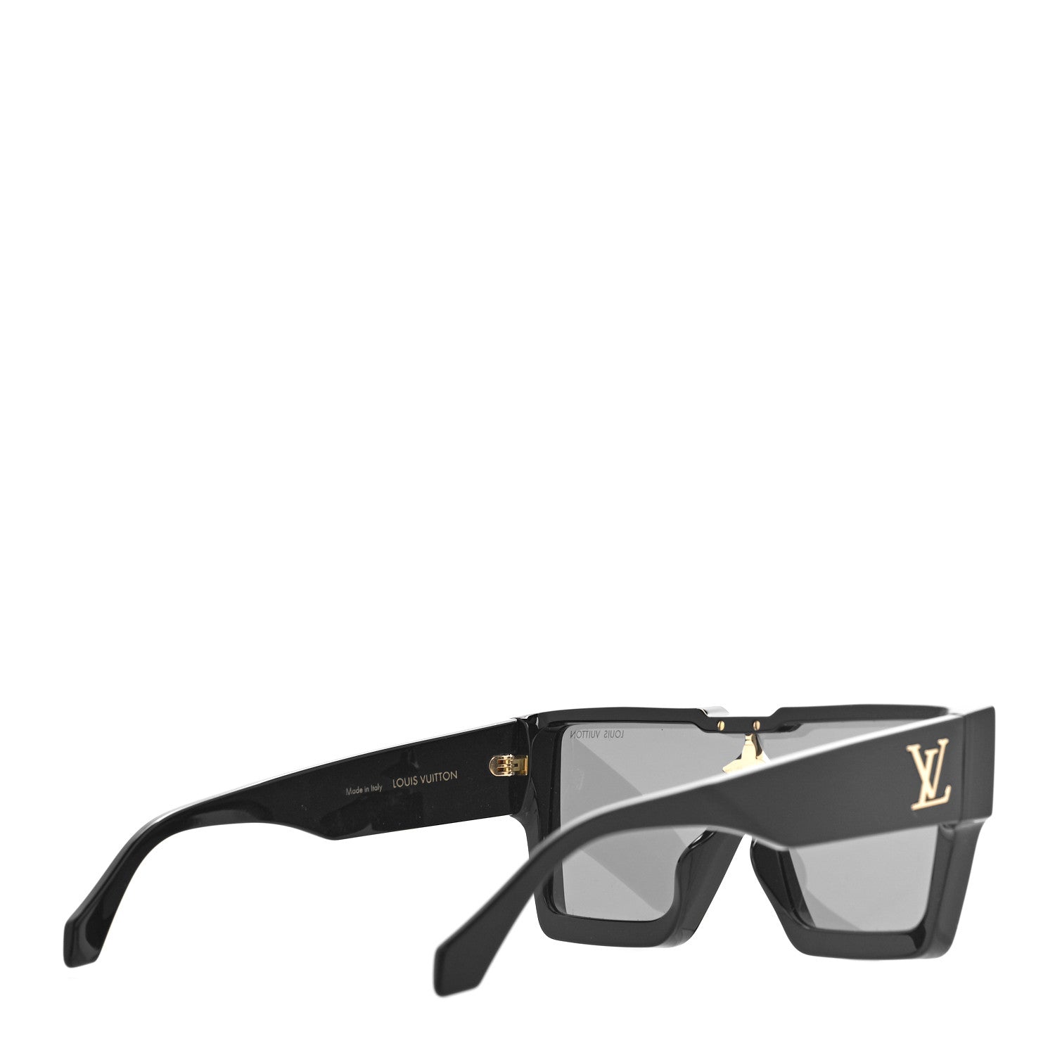 Louis Vuitton Acetate Swarovski Crystal Cyclone Sunglasses Z1547E Black 3 of 7