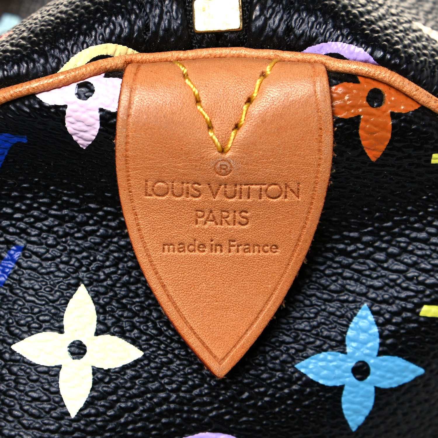Louis Vuitton Monogram Multicolor Speedy 30 Black 6 of 14