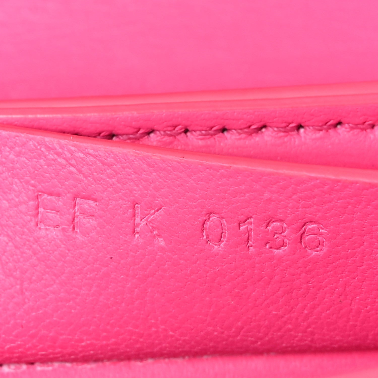 Givenchy Calfskin Bow Cut Chain Wallet Fuchsia 7 of 10