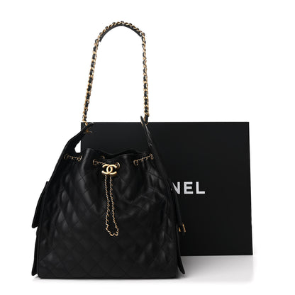 Chanel Caviar Quilted Medium Chanel 25 Handbag Black 13 of 13