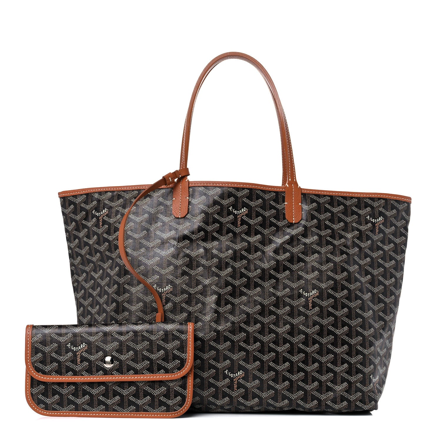 Goyard Goyardine Saint Louis PM Black Gold 1 of 8