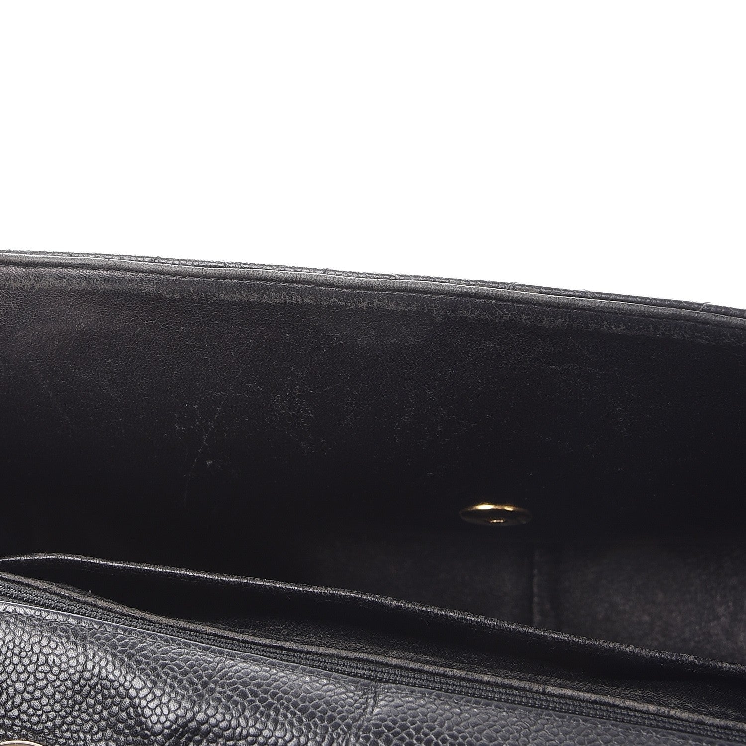 Chanel Caviar Quilted Jumbo Single Flap Black 12 of 12