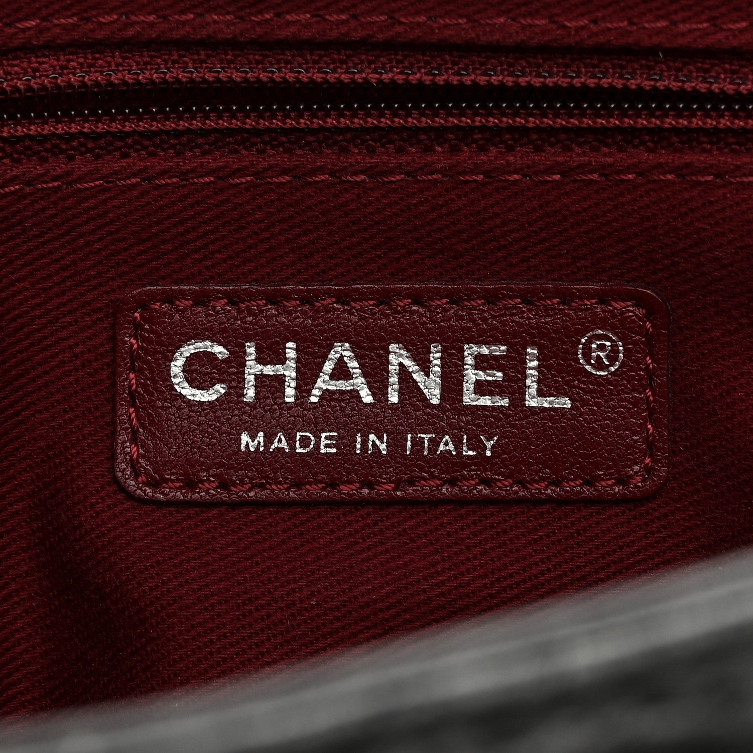 Chanel Aged Calfskin Quilted Medium Pondichery Flap Dark Grey 6 of 10