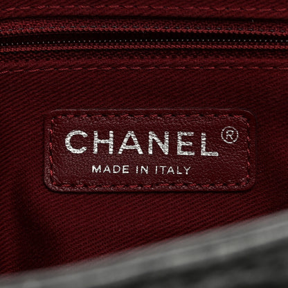 Chanel Aged Calfskin Quilted Medium Pondichery Flap Dark Grey 6 of 10