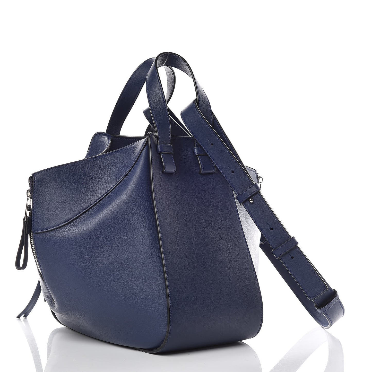 Calfskin Small Hammock Shoulder Bag Marine