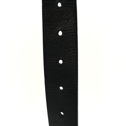 Valentino Garavani Glossy Calfskin VLogo Reversible 30mm Belt 85 34 Saddle Brown Black 4 of 5