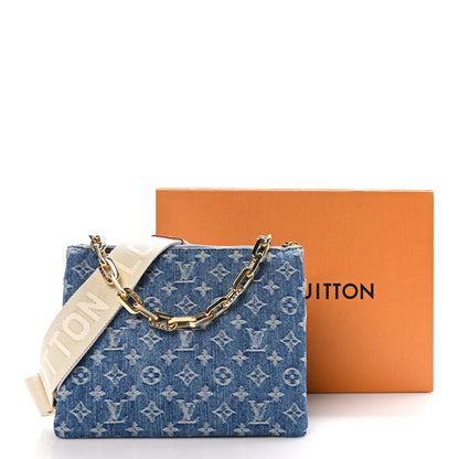 Louis Vuitton Monogram Denim Coussin PM Blue 10 of 10