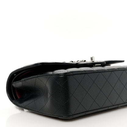 Chanel Caviar Quilted Medium Double Flap Black 10 of 12