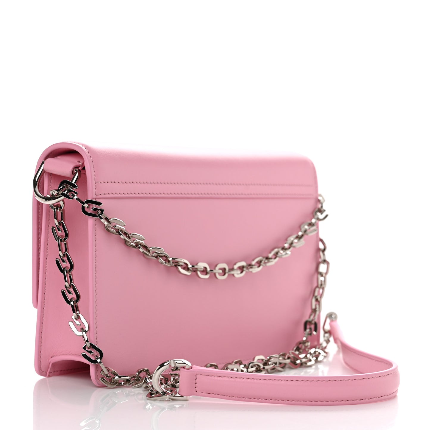 Box Calfskin Small 4G Chain Shoulder Bag Baby Pink