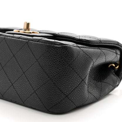 Chanel Caviar Quilted Mini Square Flap Black 10 of 10