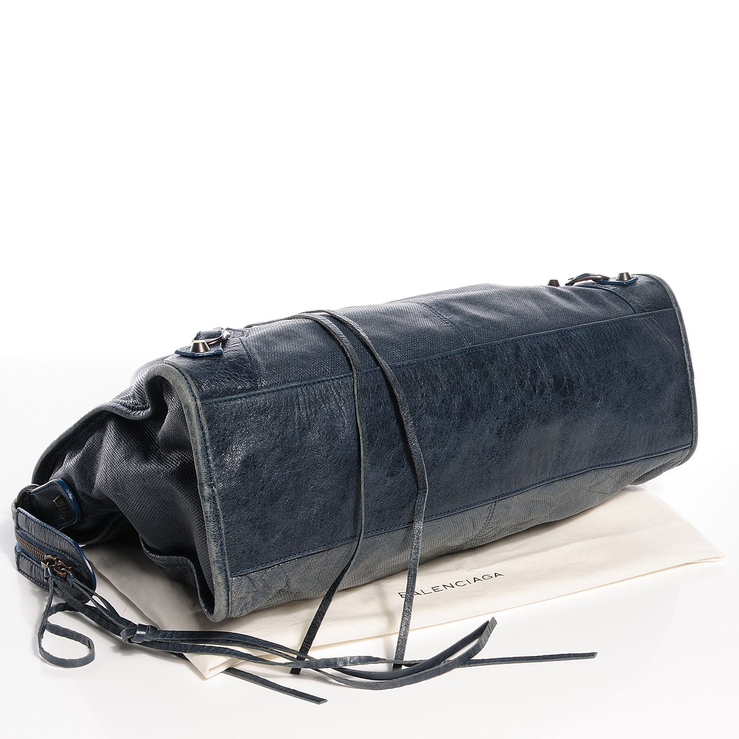 Balenciaga Agneau Perforated City Canard 6 of 10