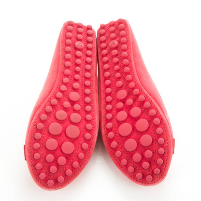Louis Vuitton Suede Oxford Ballerina Flats 37 Framboise 5 of 7