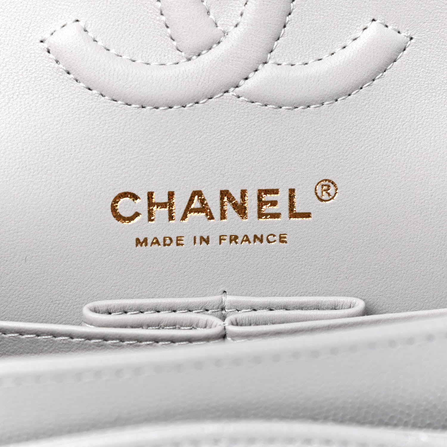 Chanel Caviar Quilted Small Double Flap Grey 6 of 10