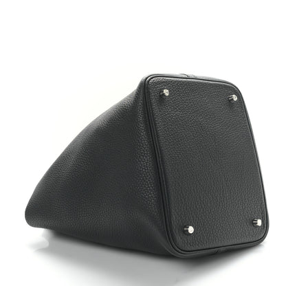 Hermes Taurillon Clemence Picotin Lock 22 MM Black 4 of 8