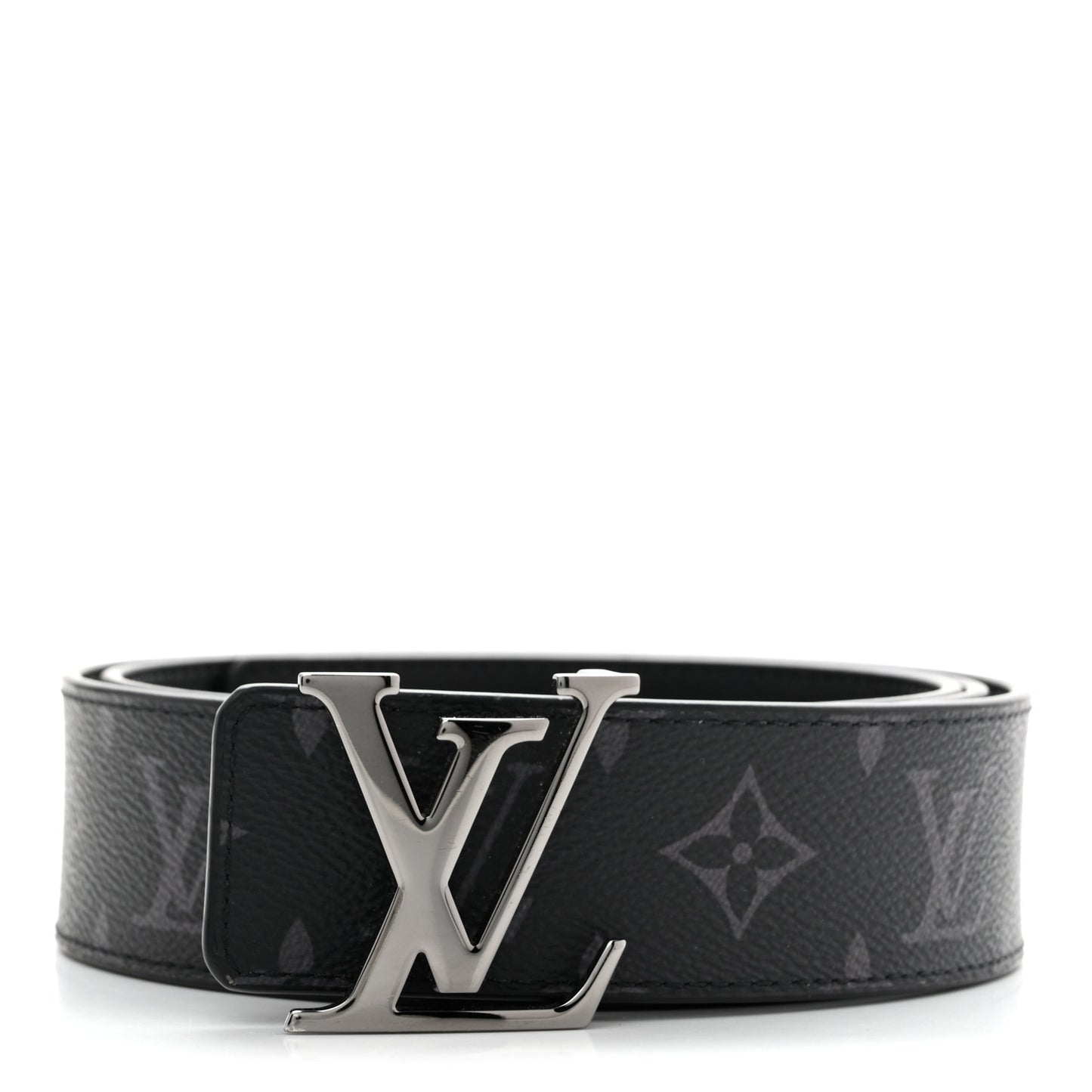 Monogram Eclipse Taigarama 40mm LV Initiales Reversible Belt 95 38 Black