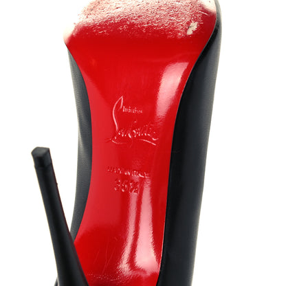 Christian Louboutin Shiny Nappa Pigalle Follies 100 Pumps 35.5 Black 8 of 9