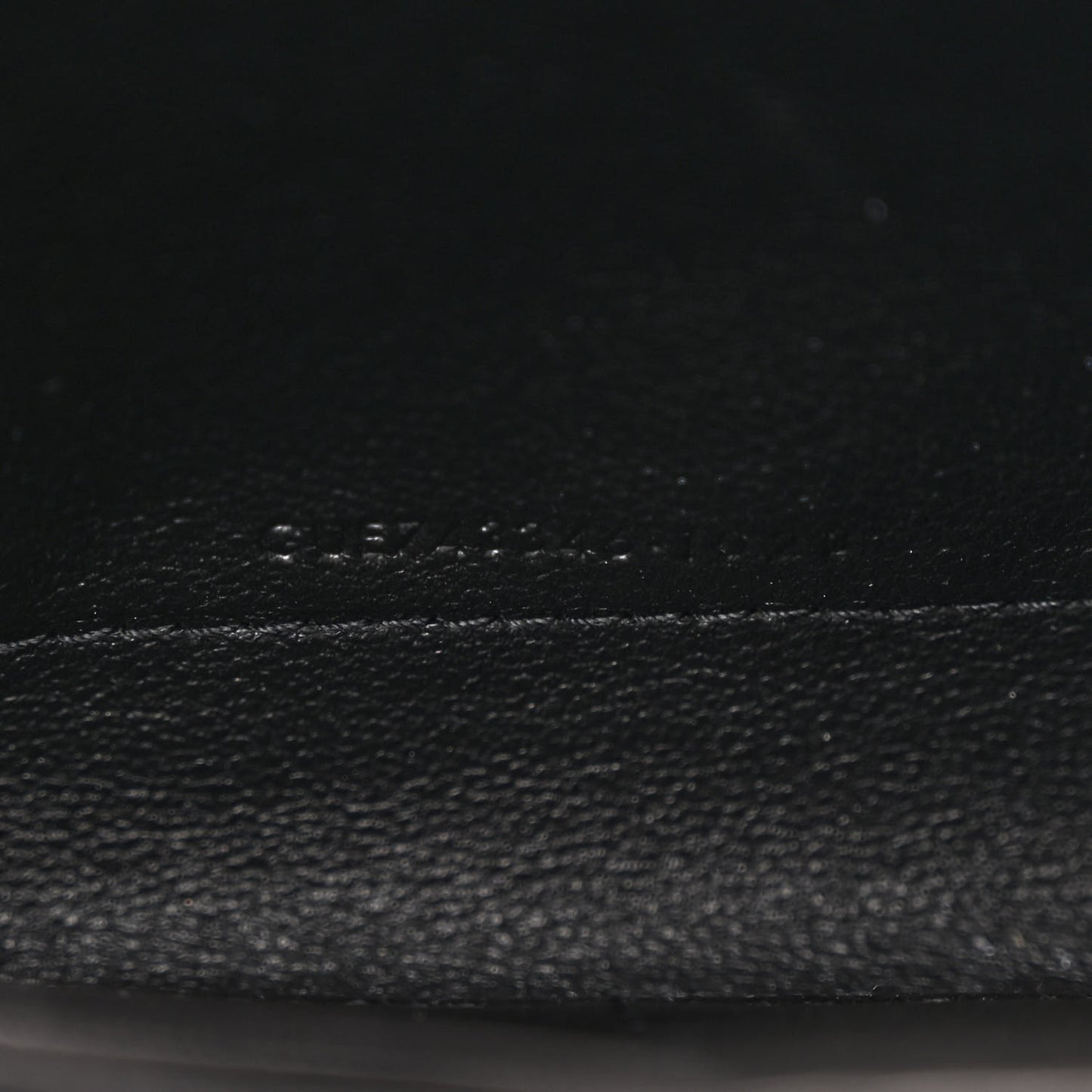 Lambskin Carre Quilted Cassandre Chain Wallet Black