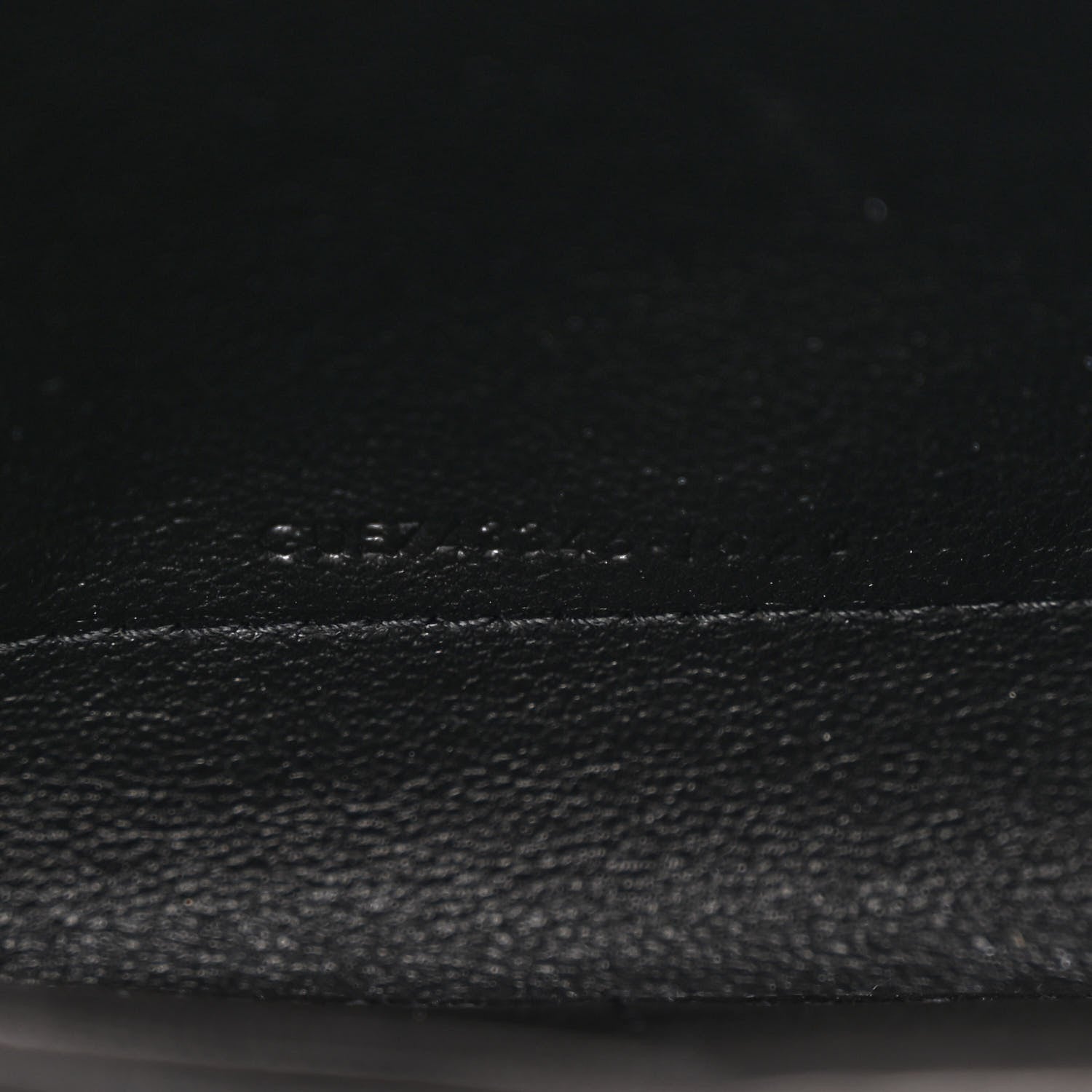 Saint Laurent Lambskin Carre Quilted Cassandre Chain Wallet Black 8 of 12