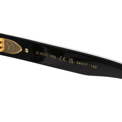 Louis Vuitton Acetate My Monogram Square Sunglasses Z1523E Black 6 of 9
