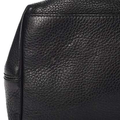 Gucci Pebbled Calfskin Large Soho Chain Shoulder Bag Black 16 of 18
