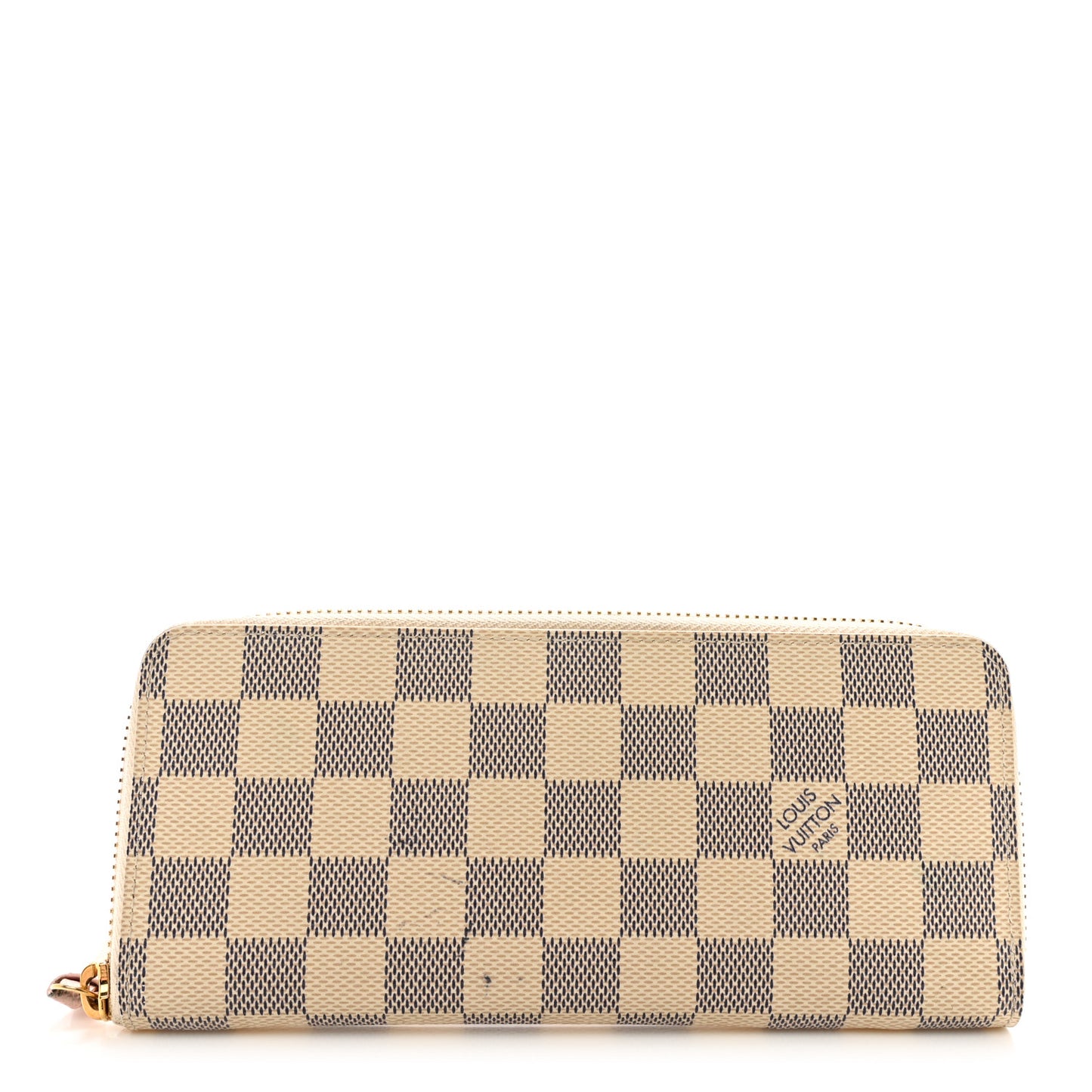 Damier Azur Clemence Wallet Rose Ballerine