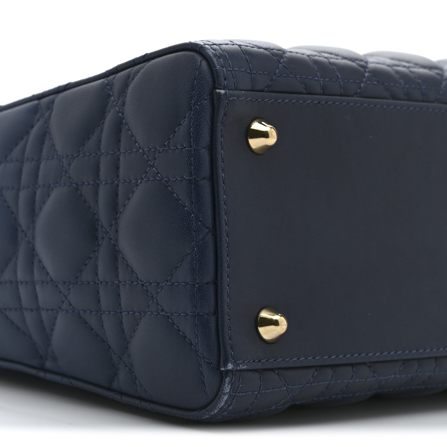 Christian Dior Lambskin Cannage Gradient Large Lady Dior Blue 9 of 13