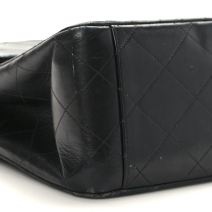 Chanel Lambskin Quilted XL Jumbo Single Flap Black 8 of 10