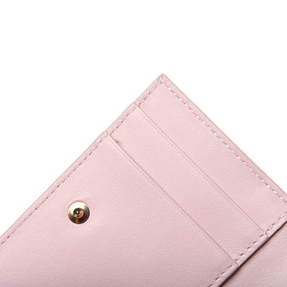 Christian Dior Lambskin Cannage Small Lady Dior Flap Card Holder Light Pink 7 of 13
