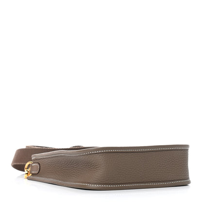 Hermes Taurillon Clemence Evelyne TPM Etoupe 4 of 8