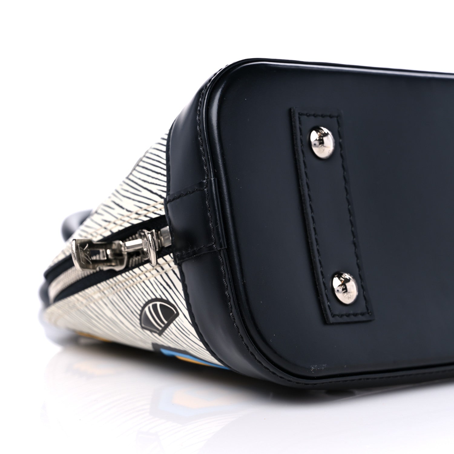 Louis Vuitton Epi Azteque Alma BB White 7 of 9