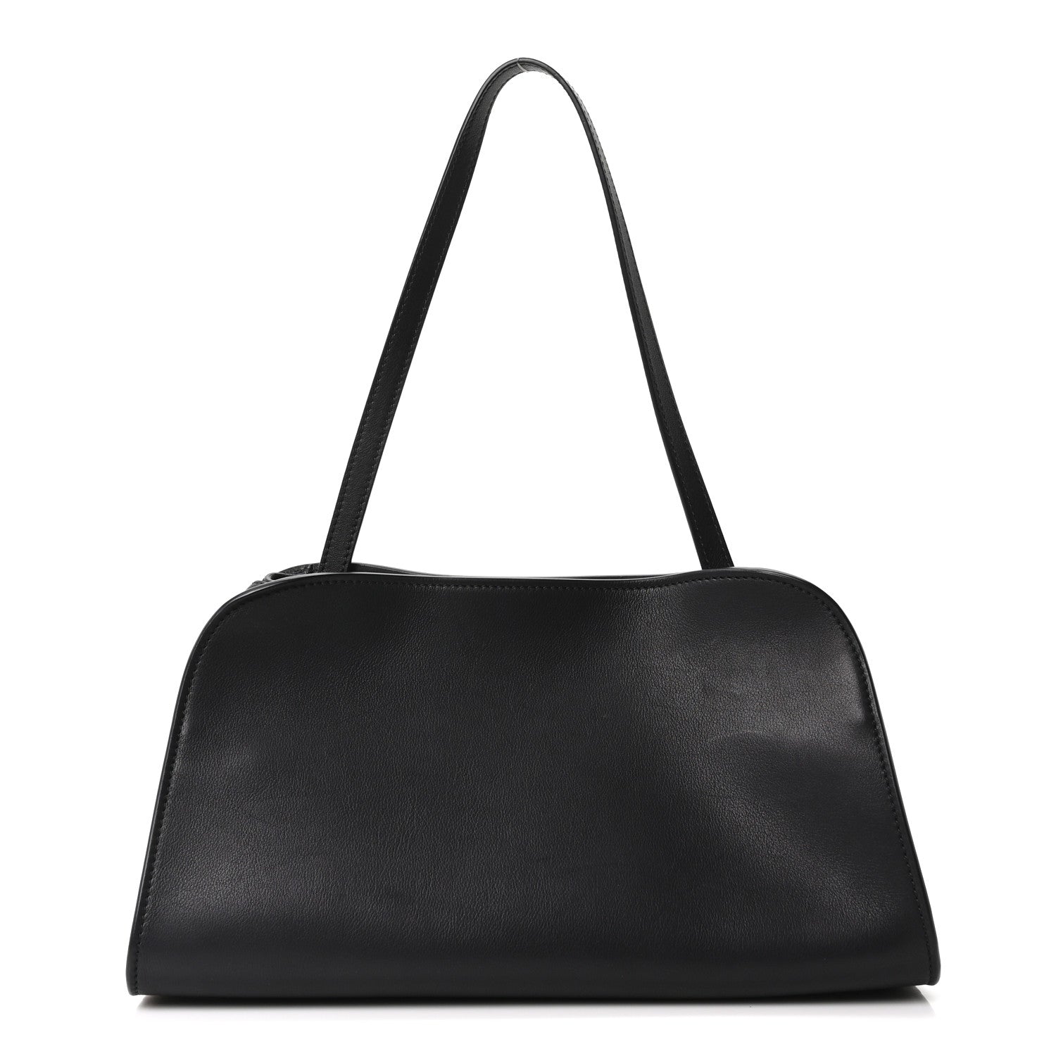 The Row Smooth Calfskin Peggy Bag Black 1 of 9
