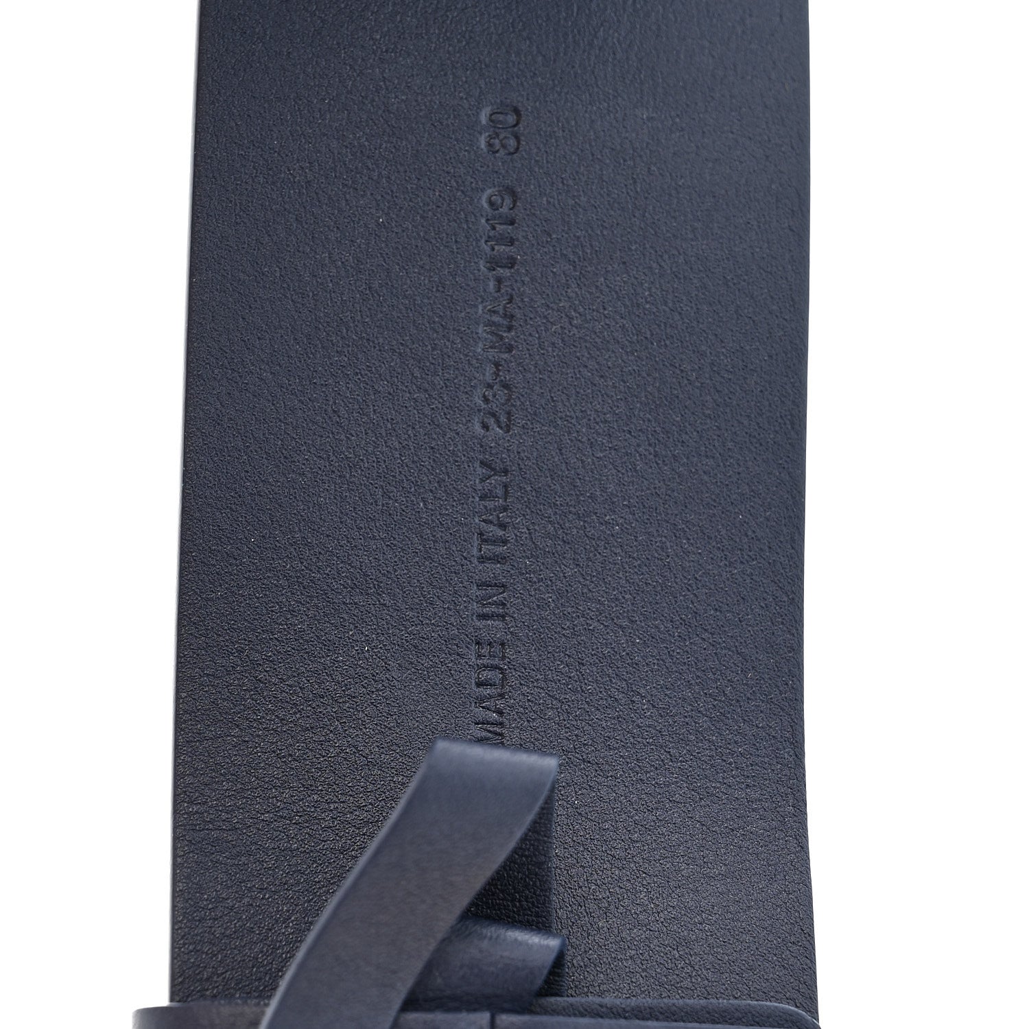Christian Dior Calfskin Diorquake Belt 80 32 Blue 3 of 6