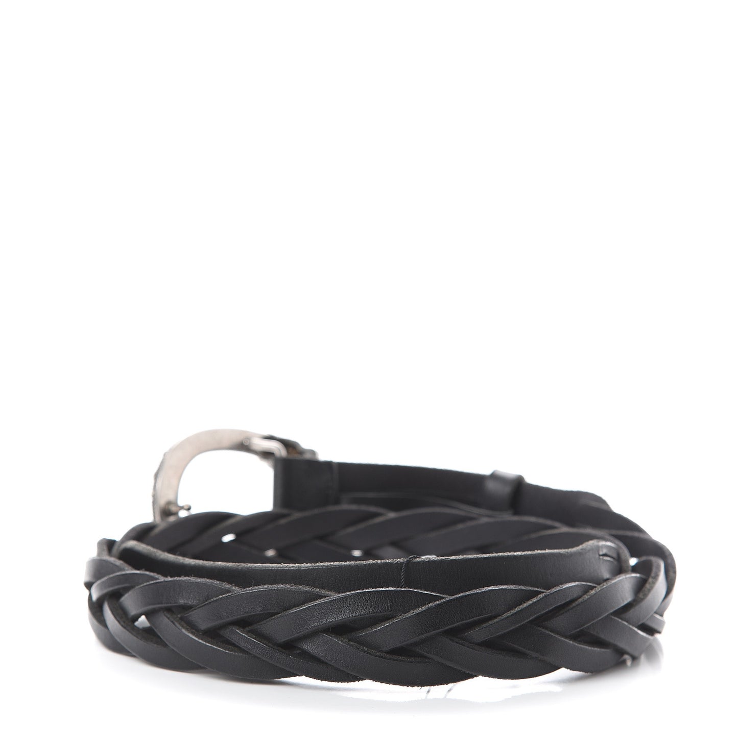 Calfskin Braided Dionysus Belt 90 36 Black