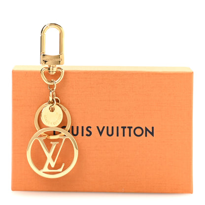 Louis Vuitton LV Circle Bag Charm Key Holder Gold 5 of 5