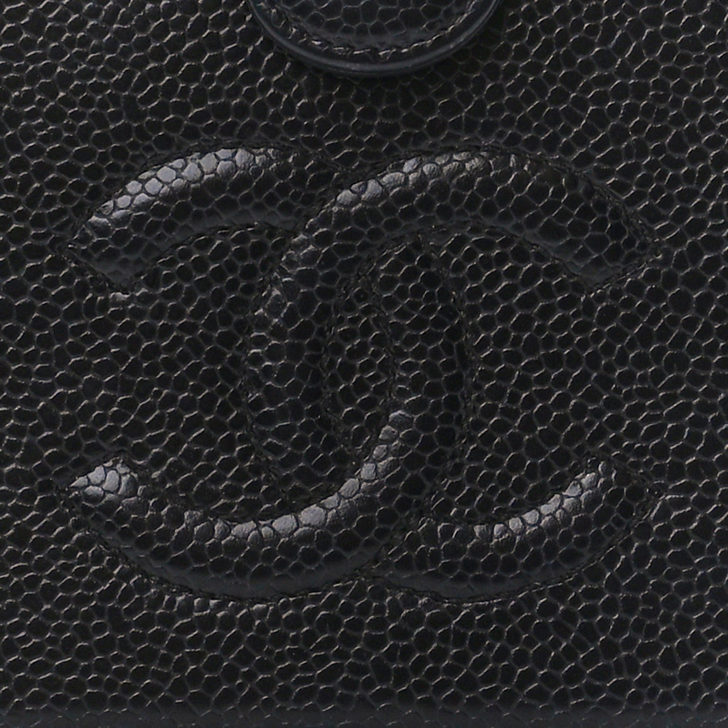Chanel Caviar Timeless CC Zipped Pocket Wallet Black 12 of 14