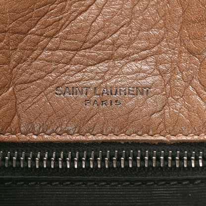 Saint Laurent Crinkled Calfskin Matelasse Monogram Medium Niki Chain Satchel Dark Toffee 7 of 11