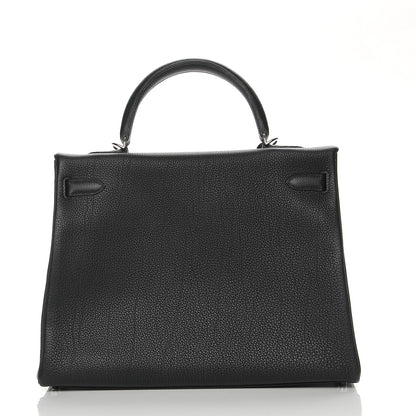 Hermes Togo Kelly Retourne 35 Black 5 of 28