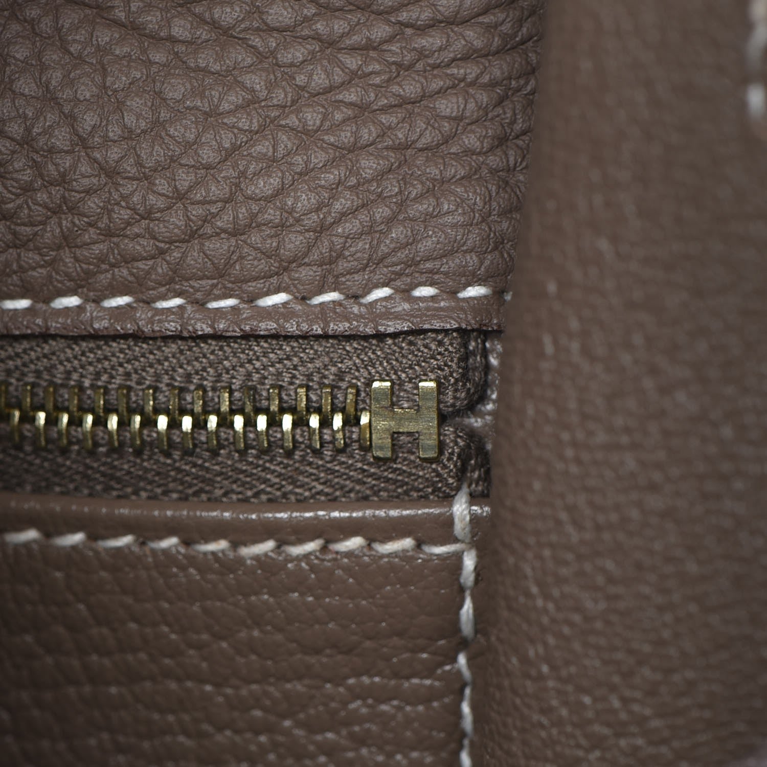 Hermes Togo Kelly Retourne 35 Etoupe 15 of 34