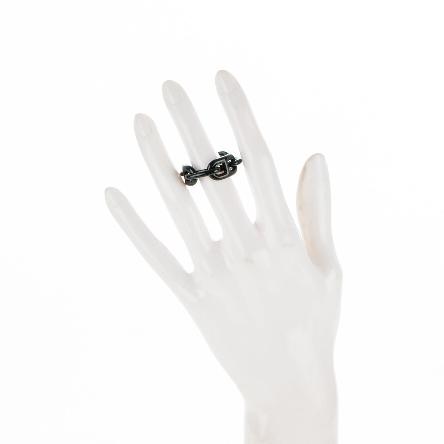PVD Regate Scarf Ring Black