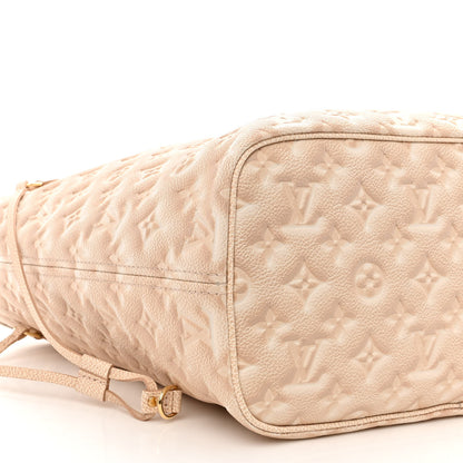 Louis Vuitton Empreinte Monogram Summer Stardust Neverfull MM Beige Clair 10 of 11