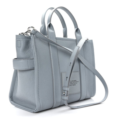 Marc Jacobs Grained Calfskin Medium The Tote Bag Grey 3 of 9