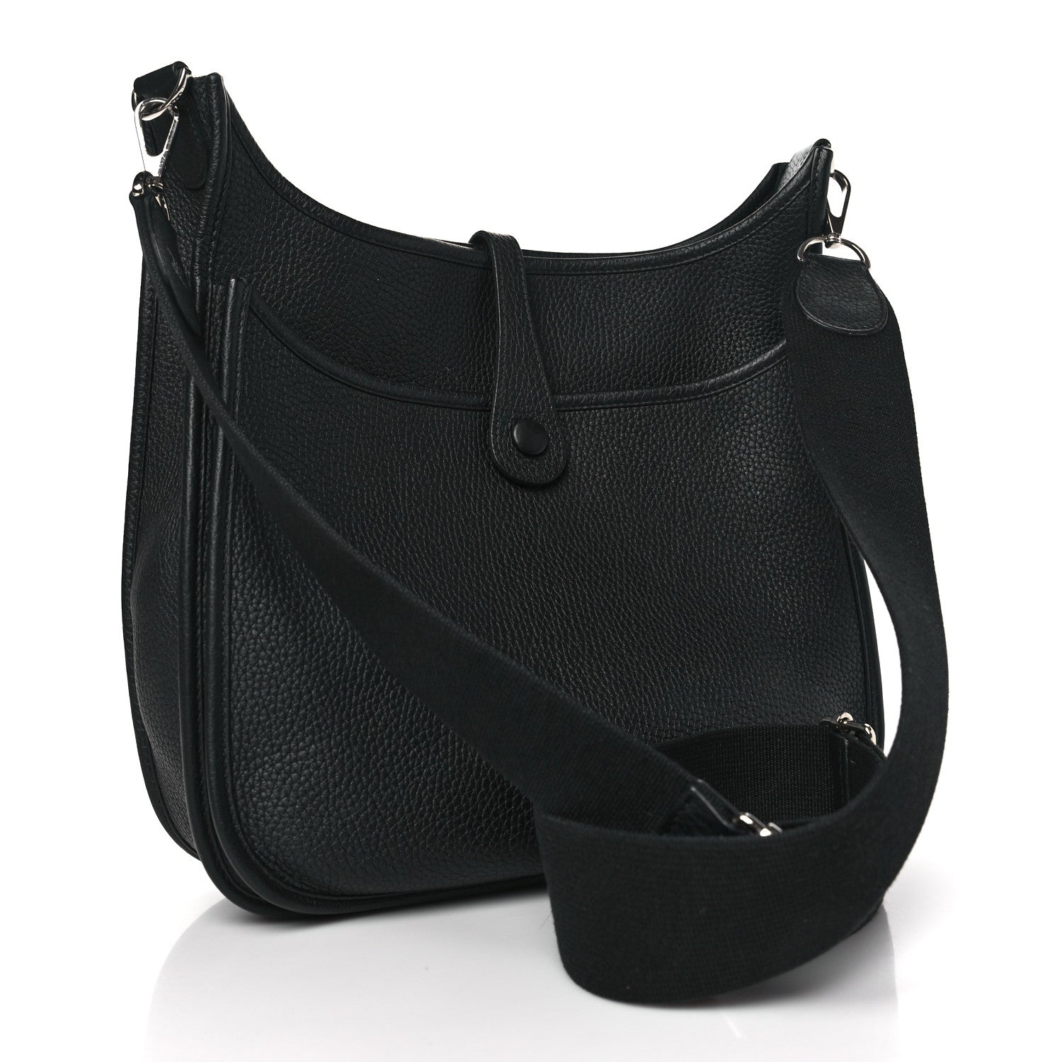 Hermes Taurillon Clemence Evelyne III PM Black 3 of 9