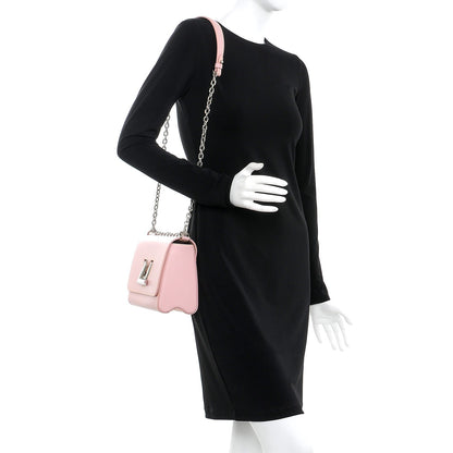 Louis Vuitton Epi Twist Shoulder Bag MM Rose Ballerine 2 of 9