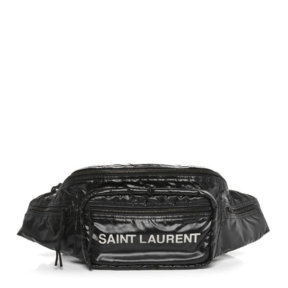 Saint Laurent Nylon Logo Nuxx Body Belt Bag Black 1 of 10